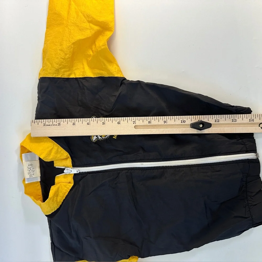 VTG Mizzou Tiger Toddler 2T Sports‎ Windbreaker Made in USA MU